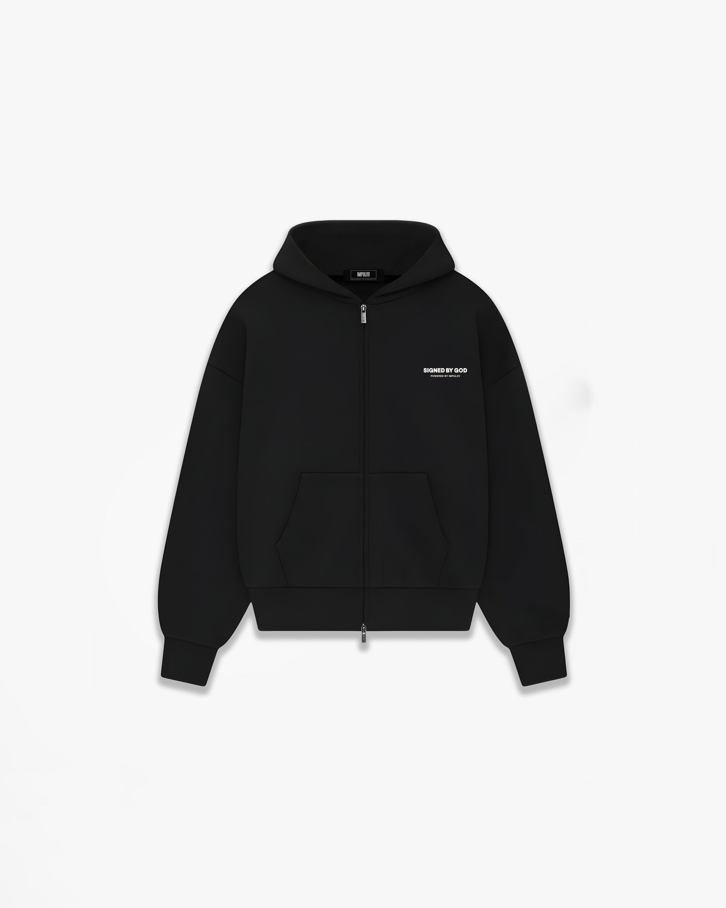 Signed By God Double Zip Boxy Hoodie