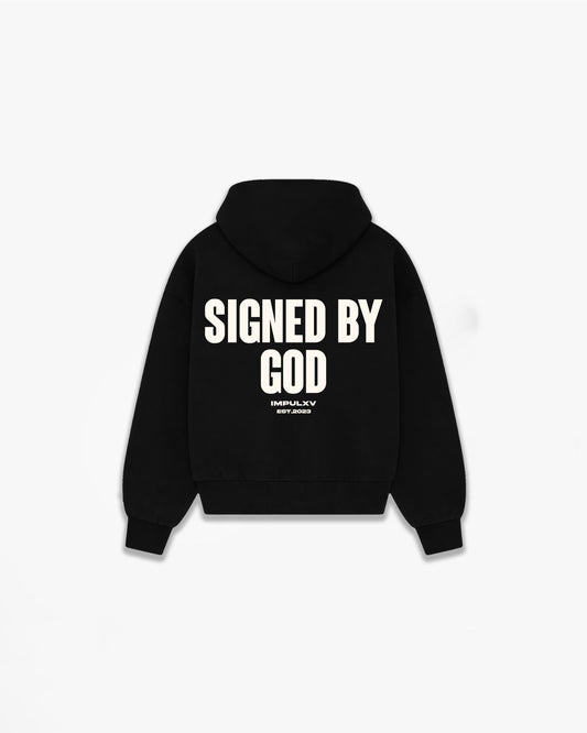 Signed By God ORGNL Double Zip Boxy Hoodie